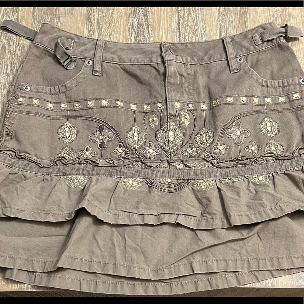 Da-Nang embellished mini skirt